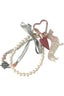 Teckel Parel Bag Charm Roze