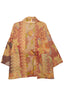 Tyler Handmade Floral Orange Kantha Jacket