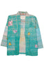 Tyler Handmade Turquoise Sequin Kantha Jacket