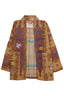 Tyler Handmade Taupe Sequin Kantha Jacket