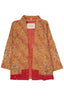 Tyler Handmade Light Orange Sequin Kantha Jacket