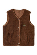 justina-korte-mouwloze-teddy-vest-gilet-brown-bruin-productfoto-vooraanzicht-1