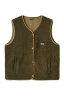 justina-korte-mouwloze-teddy-vest-gilet-khaki-khakigroen-productfoto-vooraanzicht-1