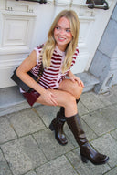 camilla-hoge-lange-blokhak-laarzen-dark-brown-donkerbruin-sweet-like-you-lookfoto-bovenaanzicht-1