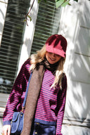 scarlett-gebreide-gestreepte-trui-donkerblauw-bordeaux-sweet-like-you-sienna-lookfoto-vooraanzicht-2