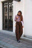 scarlett-gebreide-gestreepte-trui-bruin-roze-sweet-like-you-sienna-lookfoto-vooraanzicht-4