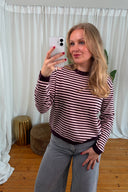 Scarlett Gestreepte Gebreide Trui | Sweet Like You