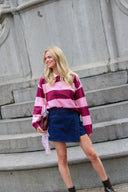 amber-gestreepte-gebreide-polo-trui-bordeaux-roze-sweet-like-you-sienna-lookfoto-vooraanzicht-2