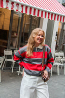 amber-gestreepte-gebreide-polo-trui-grey-grijs-rood-sweet-like-you-sienna-lookfoto-vooraanzicht-1