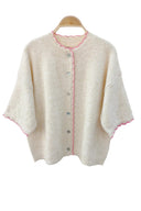 sonata-korte-mouwen-geschulpte-gebreide-cardigan-rose-sweet-like-you-productfoto-vooraanzicht-1