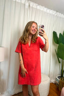 jill-denim-jeans-jurk-coral-sweet-like-you-model-vooraanzicht-1