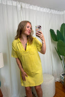 jill-denim-jeans-jurk-yellow-sweet-like-you-model-vooraanzicht-3