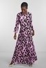 Yassavanna Leopard Maxi Dress Lilac YAS