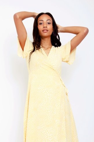 Vilovie Dress Yellow Vila - Product ...