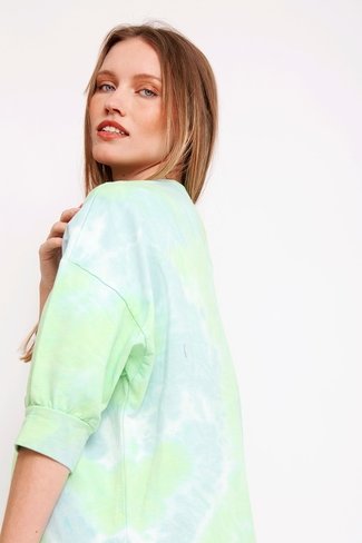 Tie Dye Dress Green Sweet Like You - Product - Sienna Goodies