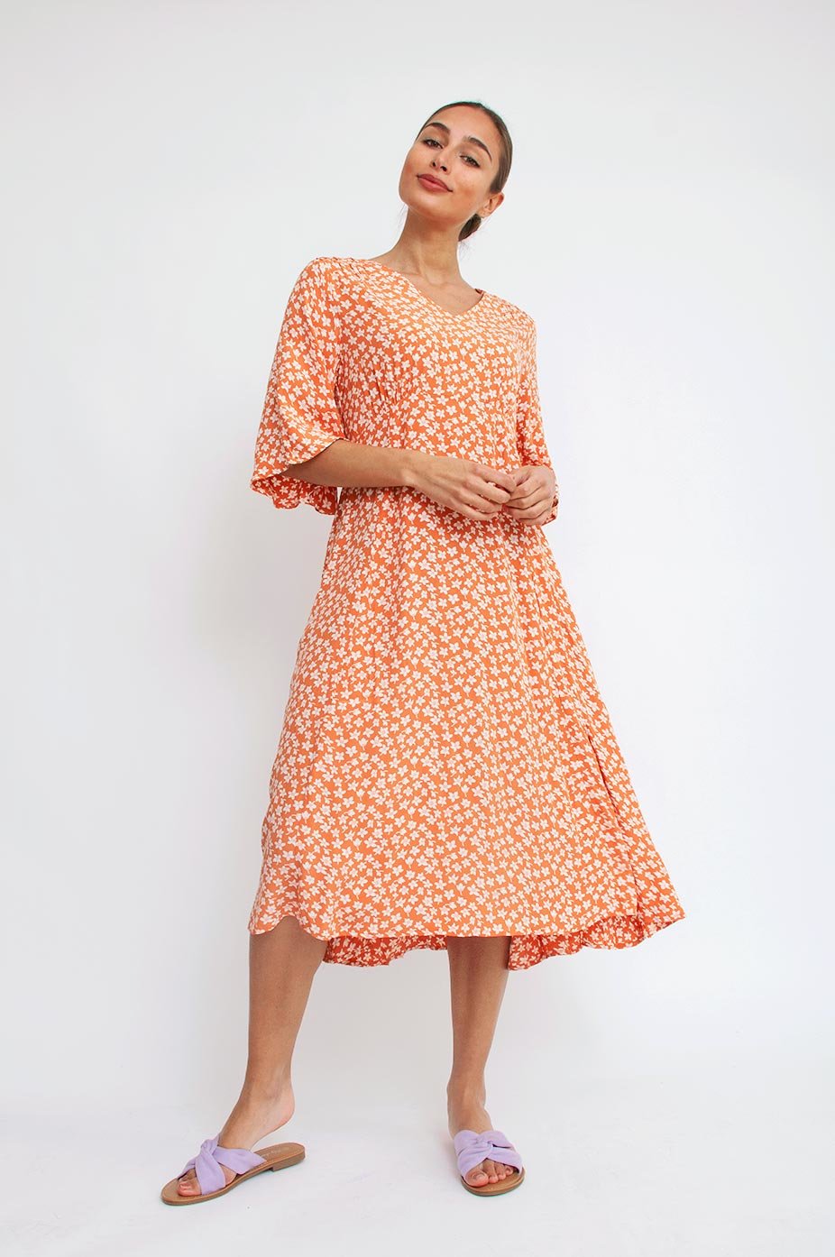 Yaslura Orange Dress Yas - Product - Sienna Goodies