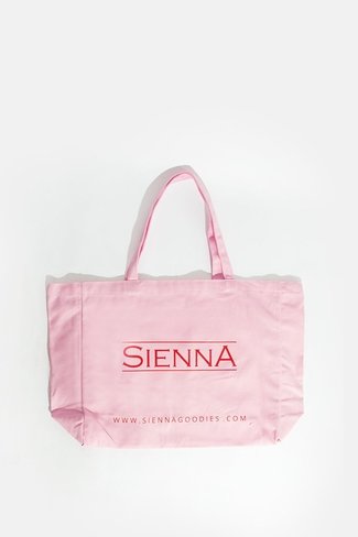 Sienna Summer Cotton Tote Bag Pink Sweet Like You