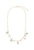 Flower Beads Necklace Green Sweet Like You