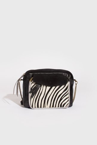 Zebra Pocket Bag Black Sweet Like You