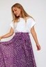 Maxi Flower Skirt Purple Sweet Like You
