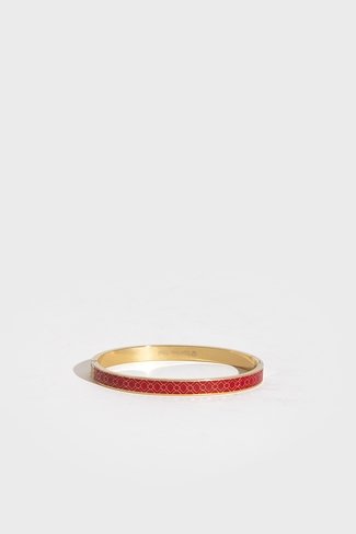 Thin Oval Click Bracelet Red Sweet Like You