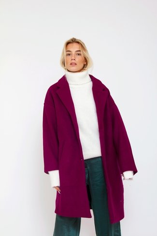 Evan Coat Purple La Petite Etoile