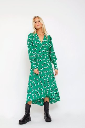 Sandra Dress Green Neo Noir Product - Sienna Goodies