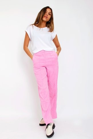 Yasbridgetown Pants Pink YAS
