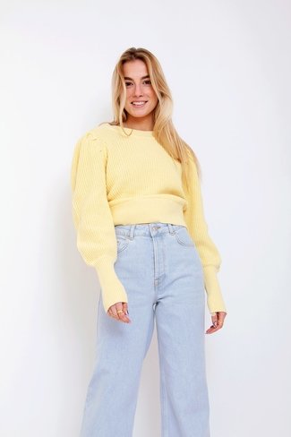 Slfember Sweater Yellow Selected Femme