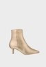 Lugo Kitten Heel Boots Gold DWRS