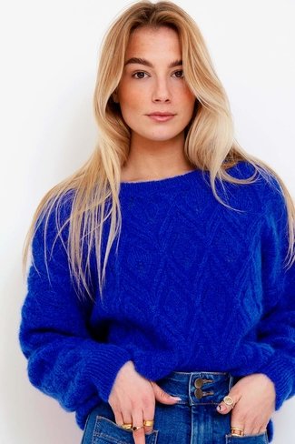Lekontiki Sweater Cobalt Maison Anje