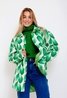 Quilted Retro Jacket Green Sweet Like You