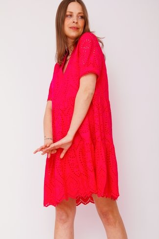 Yasholi Mini Dress Fuchsia Raspberry Sorbet YAS