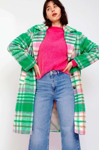 Plaided Check Jacket Green Orla Antwerp