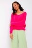 Mohair V-Neck Sweater Pink Orla Antwerp