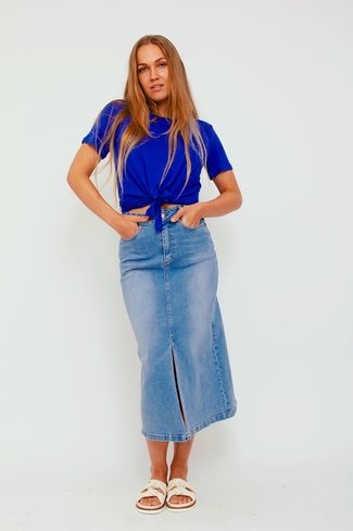 Lopa Jeans Skirt Blue MbyM