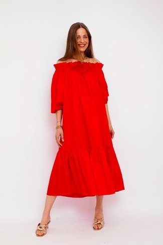 Yasenna Dress Red YAS
