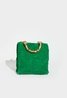 Plain Crochet Bamboo Bag Green Sweet Like You
