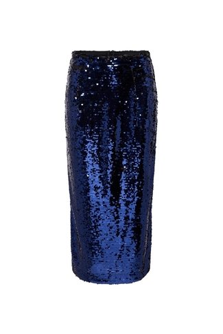 Slfjada Sequin Skirt Cobalt Selected Femme
