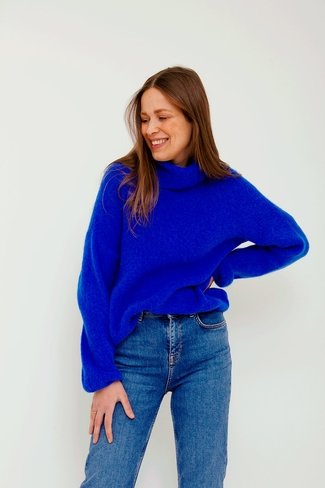 Turtleneck Sweater Cobalt Sweet Like You 
