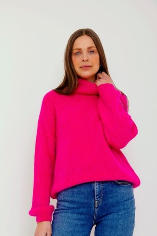 Turtleneck Sweater Pink Sweet Like You