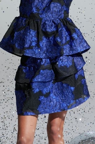 Taylor Flounce Skirt Blue Noella