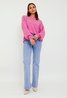 Round Neck Relaxed Sweater Pink Orla Antwerp
