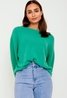 Round Neck Relaxed Sweater Green Orla Antwerp