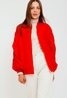 Satin Bomber Jacket Coral/ Red Sweet Like You 