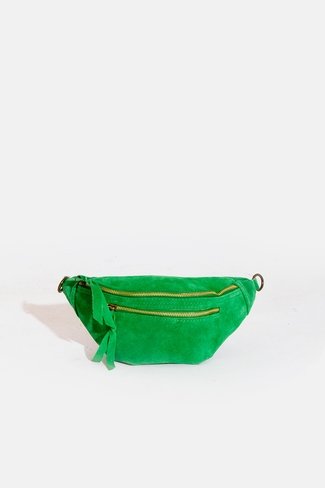 Suede Fanny Pack Green Sweet Like You 