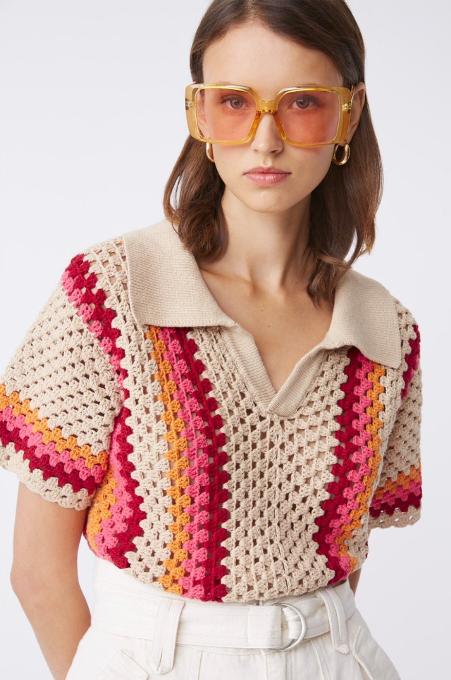 Perisol Crochet Polo Top Suncoo Paris - Product - Sienna Goodies