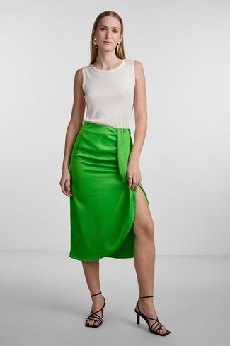 Yasivy Midi Skirt Green YAS
