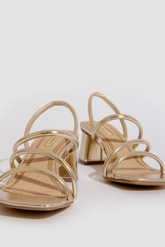 Strap Sandals Gold Sweet Like You 