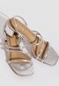 Strap Sandals Silver Sweet Like You